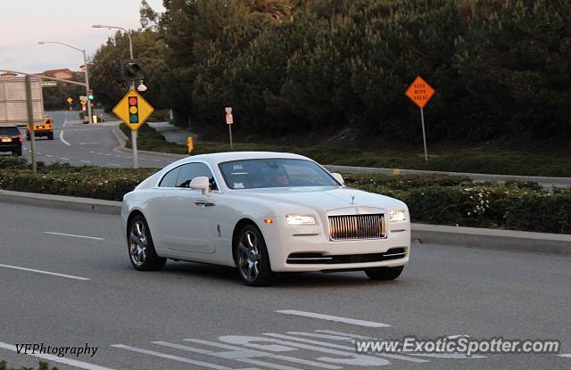 Rolls Royce Wraith spotted in Newport Beach, California