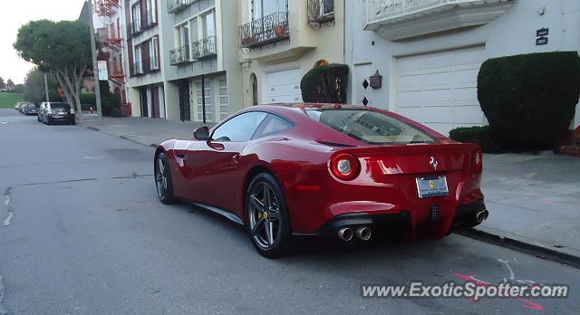 Ferrari F12 spotted in San Francisco, California