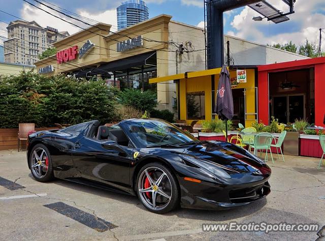 Ferrari 458 Italia spotted in Atlanta, Georgia