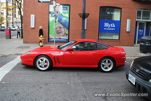 Ferrari 550 spotted in Toronto, Canada