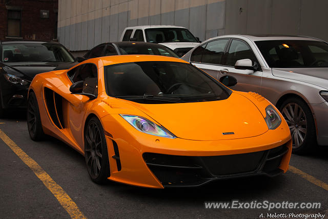 Mclaren MP4-12C spotted in Montreal, Canada