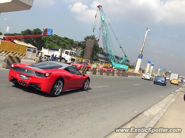 Ferrari 458 Italia spotted in Pasay, Philippines