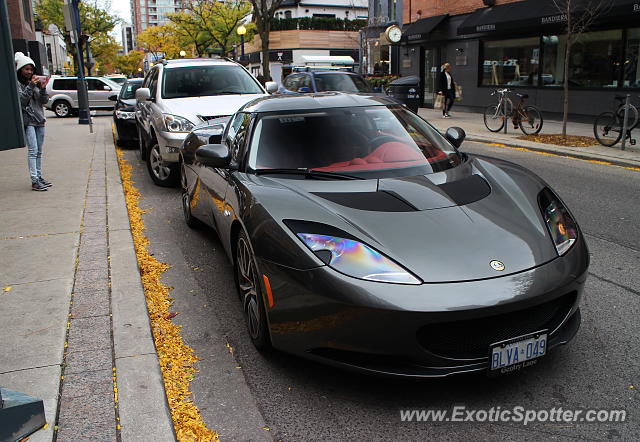 Lotus Evora spotted in Toronto, Canada
