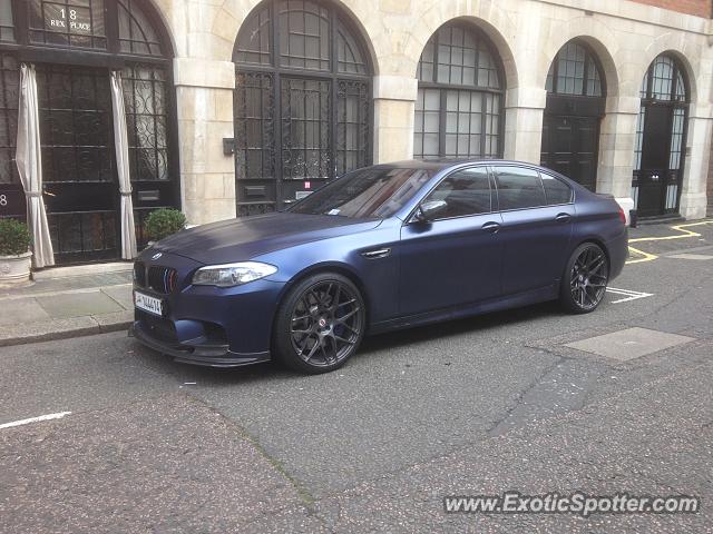 BMW M5 spotted in London, United Kingdom