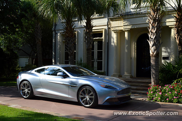 Aston Martin Vanquish spotted in Dallas, Texas