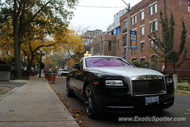 Rolls Royce Wraith spotted in Toronto, Canada