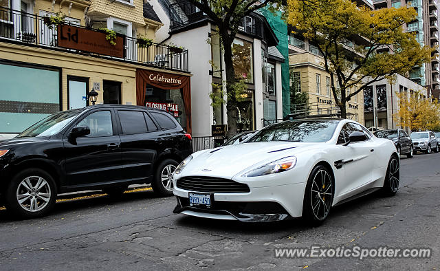 Aston Martin Vanquish spotted in Toronto, Canada