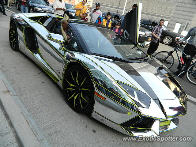 Lamborghini Aventador spotted in New York, New York
