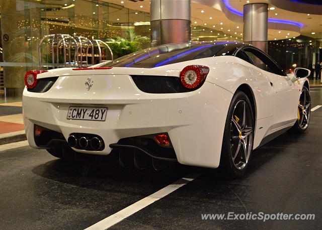 Ferrari 458 Italia spotted in Sydney, Australia