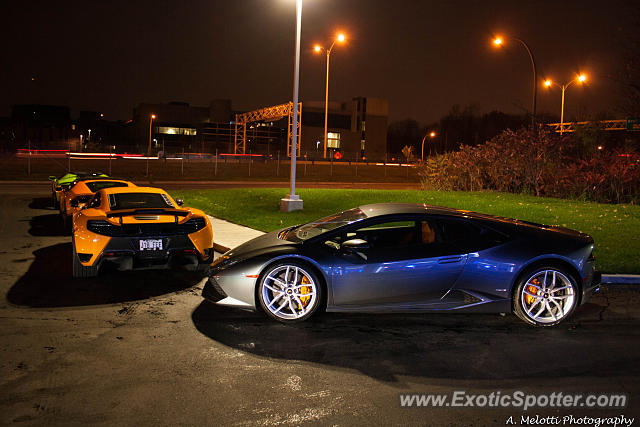 Lamborghini Huracan spotted in Montreal, Canada