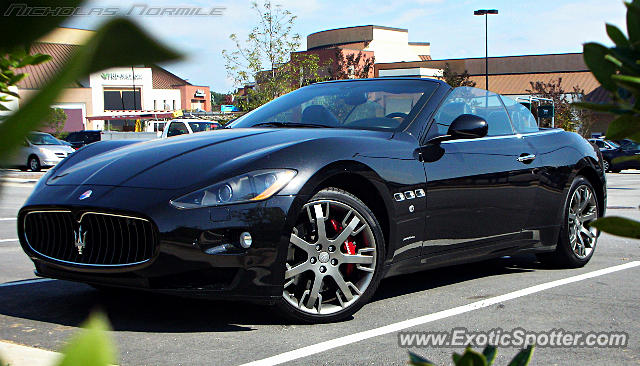 Maserati GranCabrio spotted in Cary, North Carolina