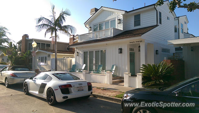 Audi R8 spotted in Newport, California