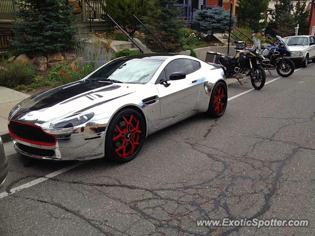 Aston Martin Vantage spotted in Park City, Utah