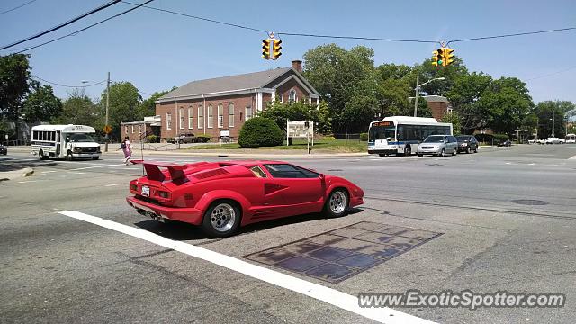 Lamborghini Countach spotted in Hempstead, New York