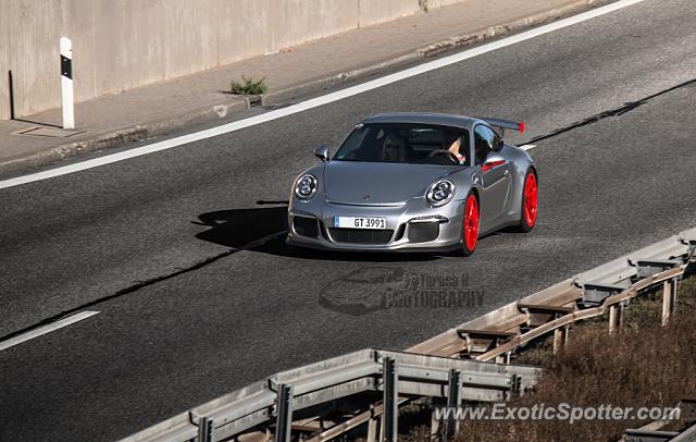 Porsche 911 GT3 spotted in A81, Germany