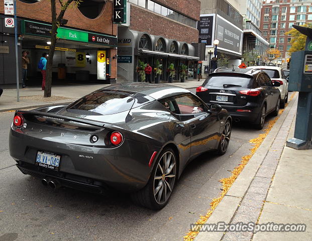 Lotus Evora spotted in Toronto, Canada