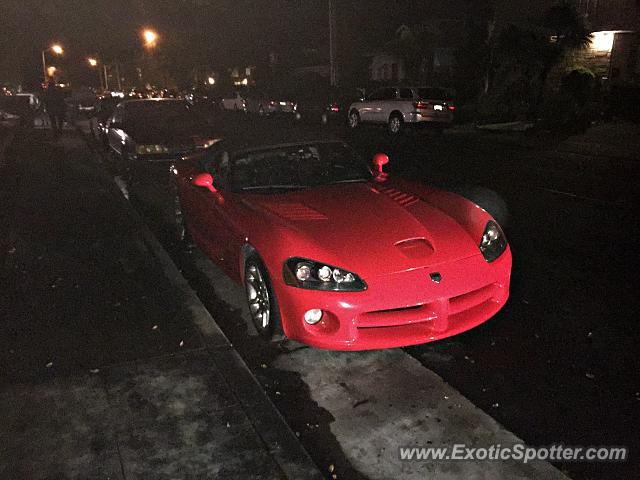 Dodge Viper spotted in San Mateo, California