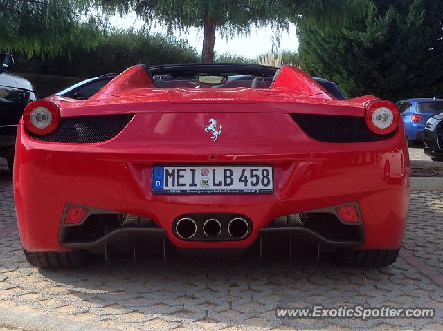 Ferrari 458 Italia spotted in Ludo, Portugal
