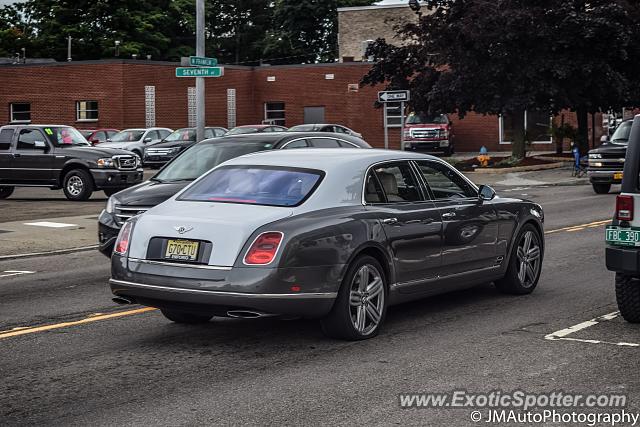 Bentley Mulsanne spotted in Watkins Glen, New York