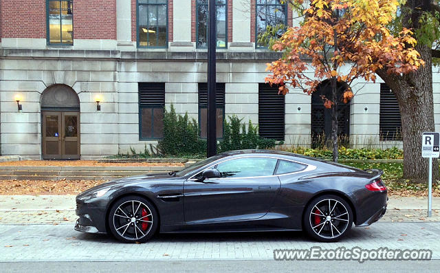 Aston Martin Vanquish spotted in Columbus, Ohio