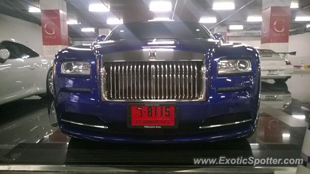 Rolls Royce Wraith spotted in Bangkok, Thailand