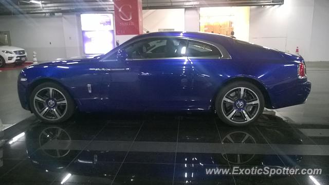 Rolls Royce Wraith spotted in Bangkok, Thailand
