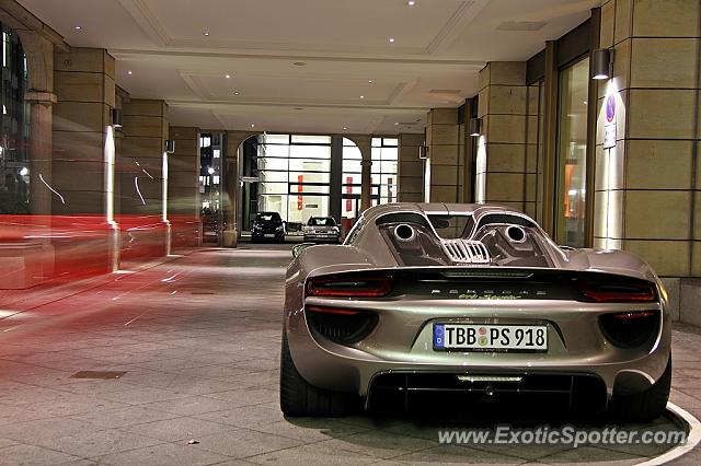 Porsche 918 Spyder spotted in Berlin, Germany