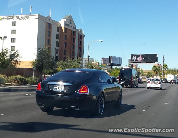 Rolls Royce Wraith spotted in Las Vegas, Nevada