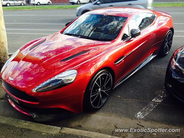 Aston Martin Vanquish spotted in Adelaide, Australia