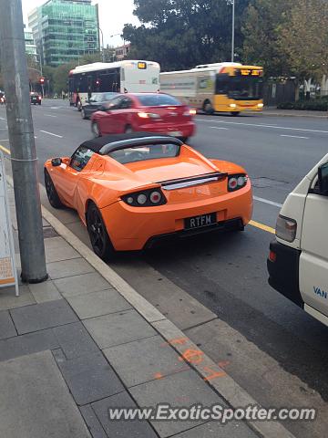 Tesla Roadster spotted in Adelaide, Australia