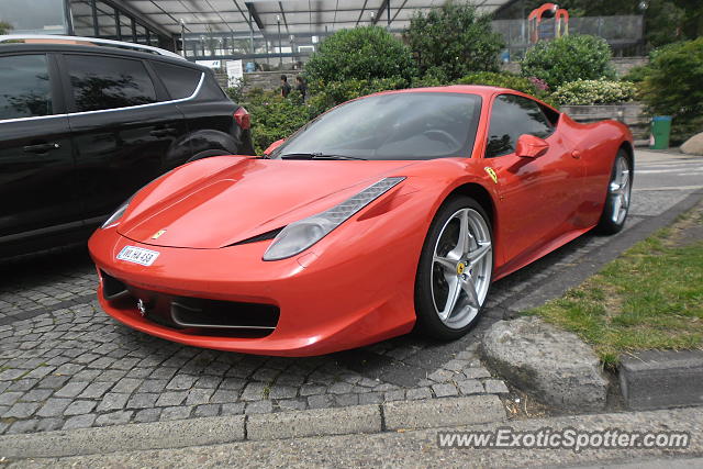 Ferrari 458 Italia spotted in Rest place, Germany