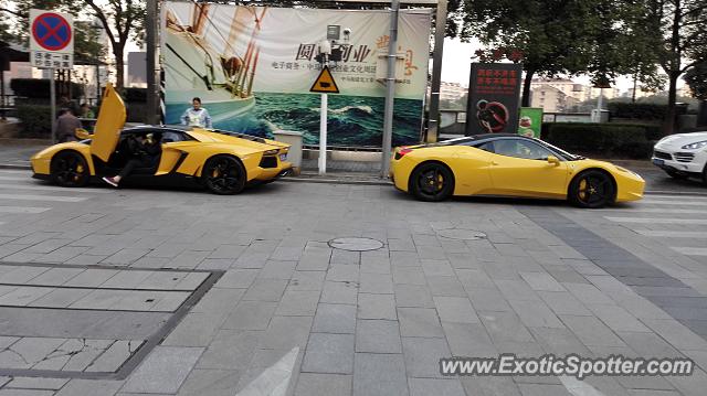 Lamborghini Aventador spotted in Ningbo, China