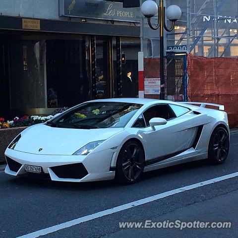 Lamborghini Gallardo spotted in Montreux, Switzerland