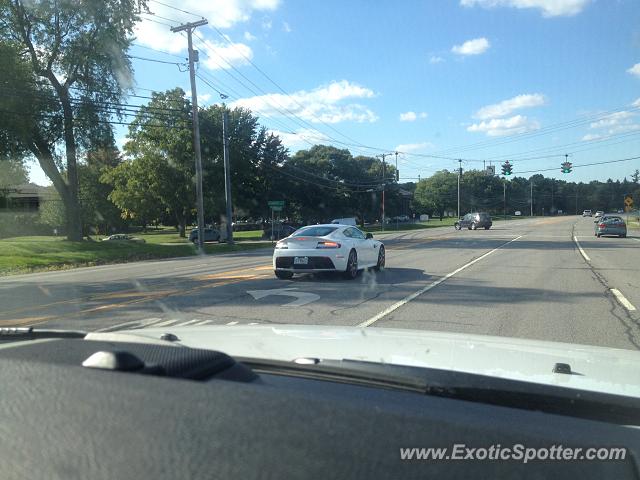 Aston Martin Vantage spotted in Victor, New York