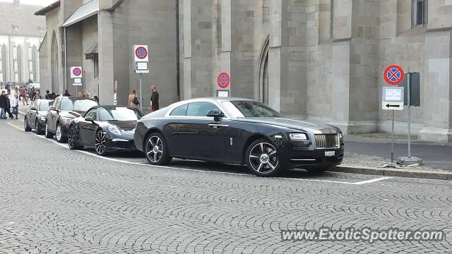 Rolls Royce Wraith spotted in Zürich, Switzerland