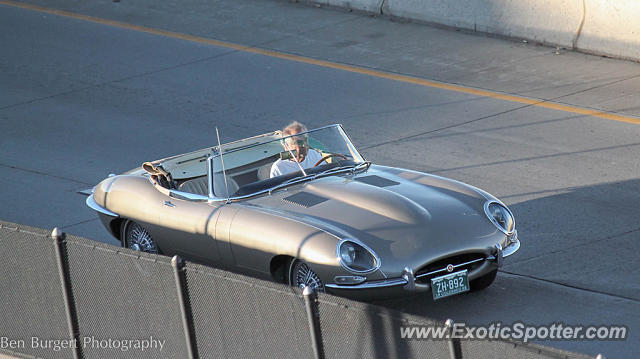 Jaguar E-Type spotted in Denver, Colorado