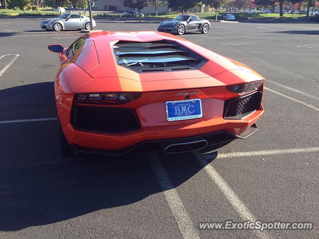 Lamborghini Aventador spotted in Pleasanton, California