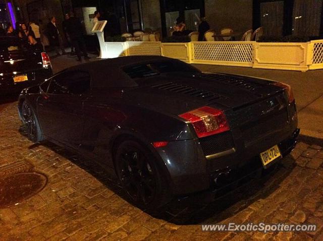 Lamborghini Gallardo spotted in Manhattan, New York