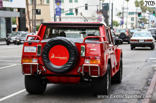 Lamborghini LM002 spotted in Beverly Hills, California
