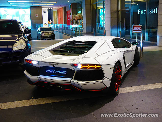 Lamborghini Aventador spotted in Kuala Lumpur, Malaysia