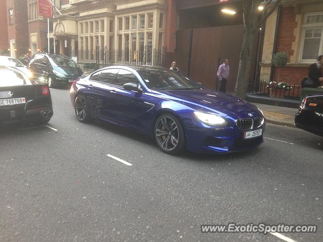 BMW M6 spotted in London, United Kingdom