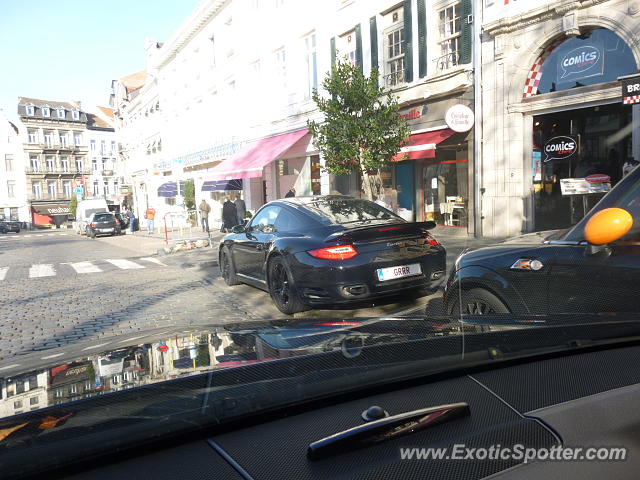 Porsche 911 Turbo spotted in Brussels, Belgium