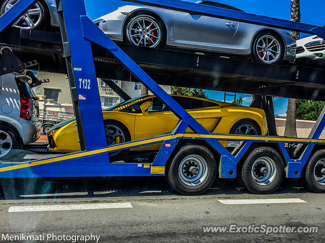 Lamborghini Gallardo spotted in Cape Town, South Africa