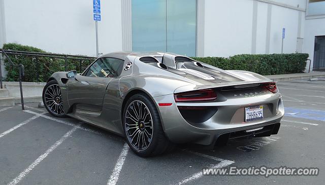 Porsche 918 Spyder spotted in San Francisco, California