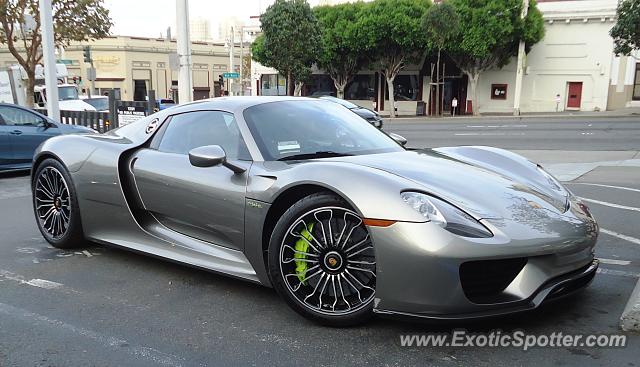 Porsche 918 Spyder spotted in San Francisco, California