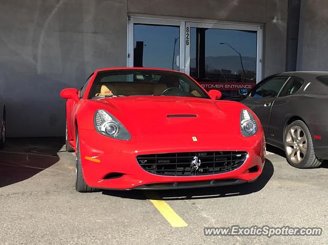 Ferrari California spotted in Salt Lake City, United States