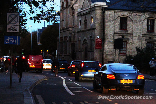 Bentley Continental spotted in Cambridge, United Kingdom