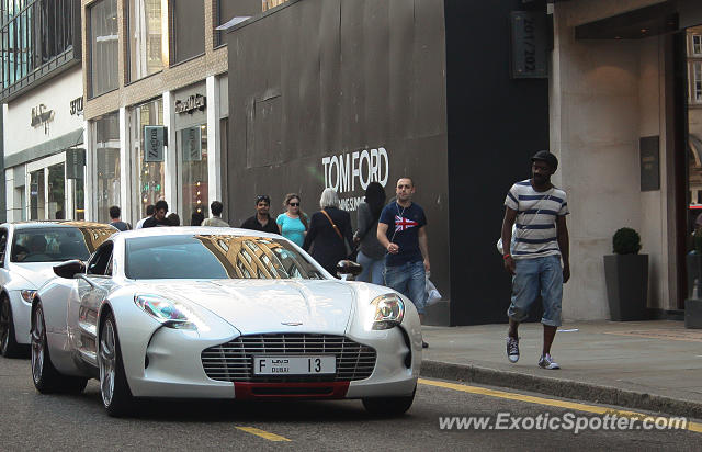 Aston Martin One-77 spotted in London, United Kingdom
