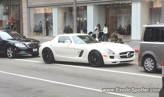Mercedes SLS AMG spotted in Beverly hills, California