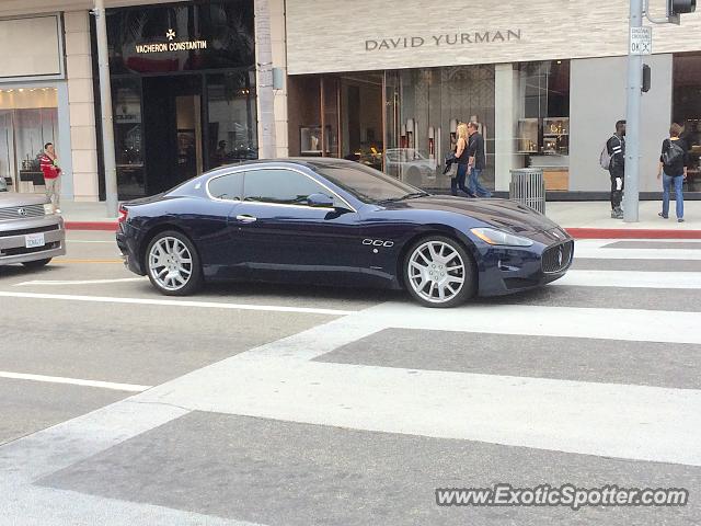 Maserati GranTurismo spotted in Beverly hills, California